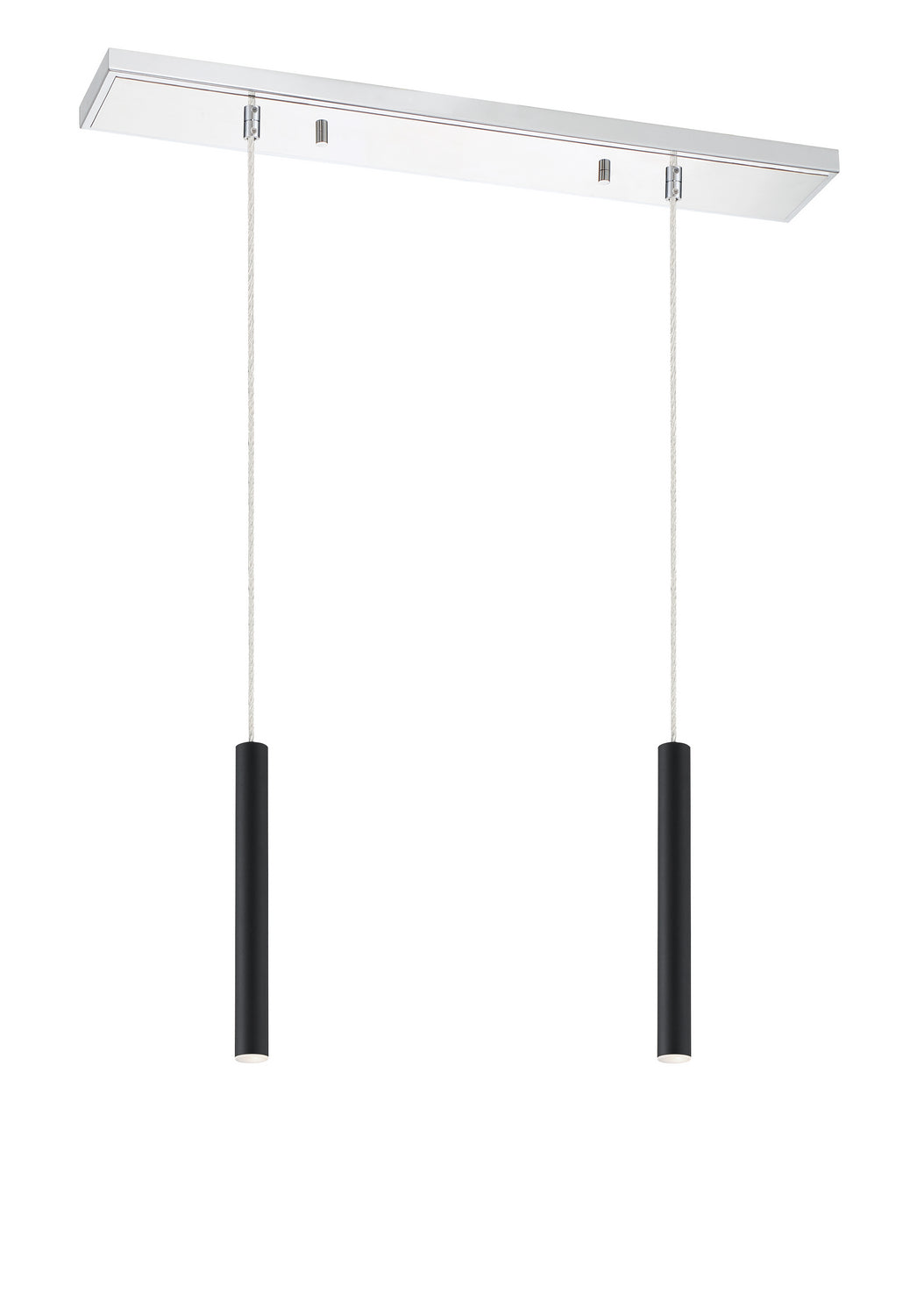 Z-Lite Canada - 917MP12-MB-LED-2LCH - LED Linear Chandelier - Forest - Chrome