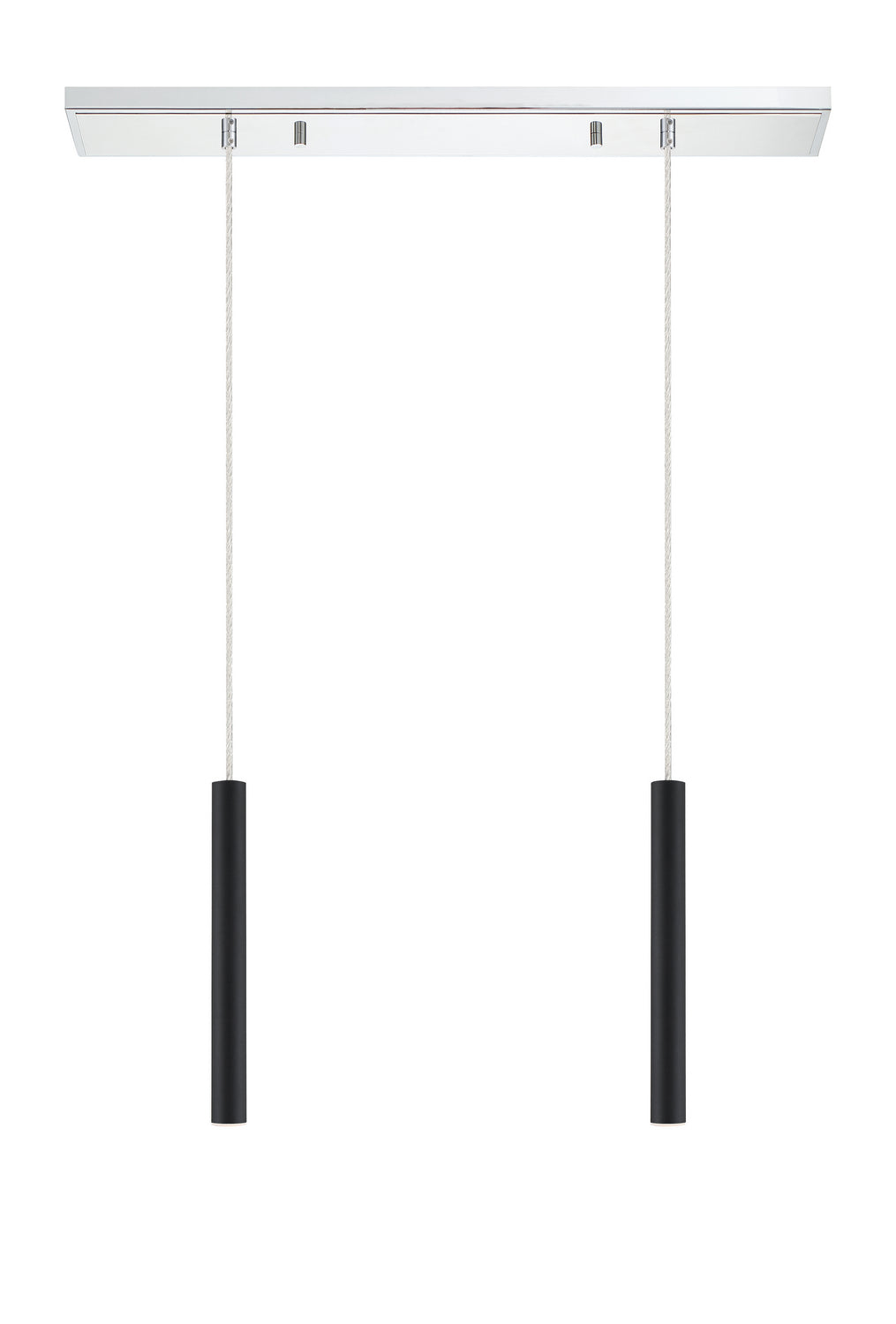 Z-Lite Canada - 917MP12-MB-LED-2LCH - LED Linear Chandelier - Forest - Chrome