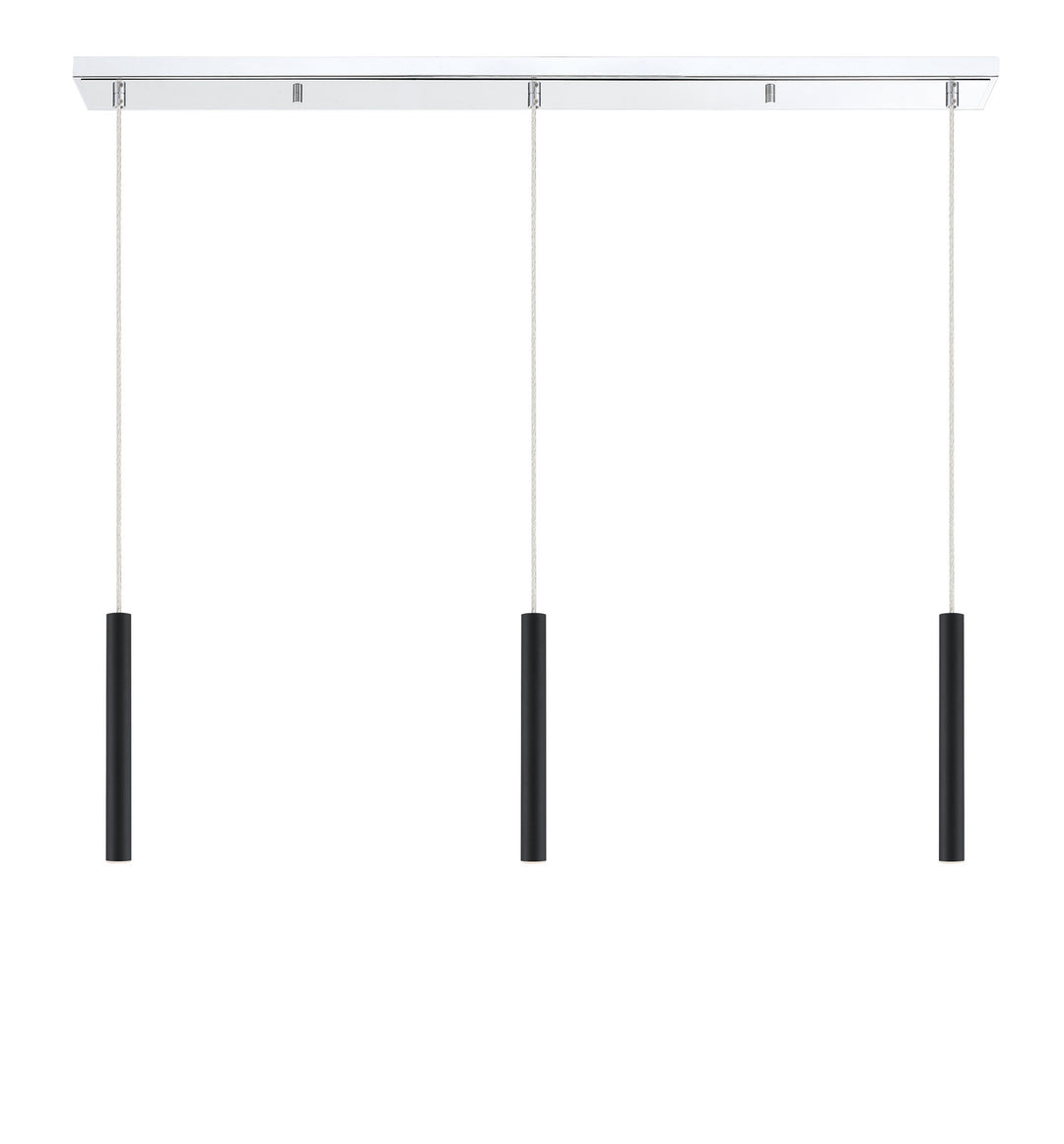 Z-Lite Canada - 917MP12-MB-LED-3LCH - LED Linear Chandelier - Forest - Chrome