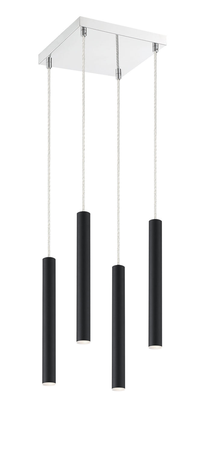 Z-Lite Canada - 917MP12-MB-LED-4SCH - LED Chandelier - Forest - Matte Black