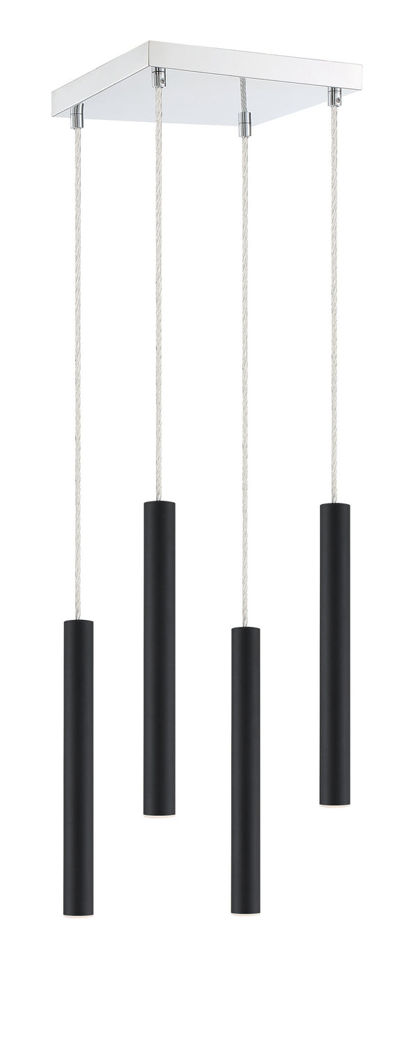 Z-Lite Canada - 917MP12-MB-LED-4SCH - LED Chandelier - Forest - Matte Black