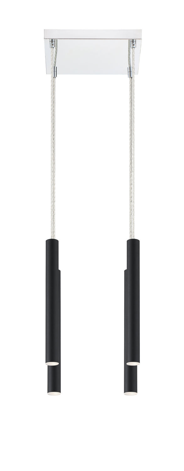 Z-Lite Canada - 917MP12-MB-LED-4SCH - LED Chandelier - Forest - Matte Black
