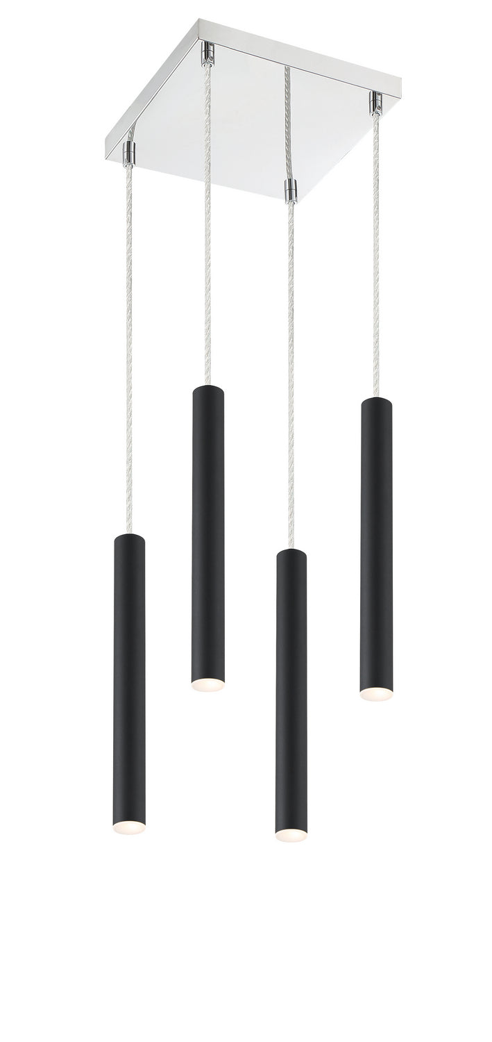 Z-Lite Canada - 917MP12-MB-LED-4SCH - LED Chandelier - Forest - Matte Black