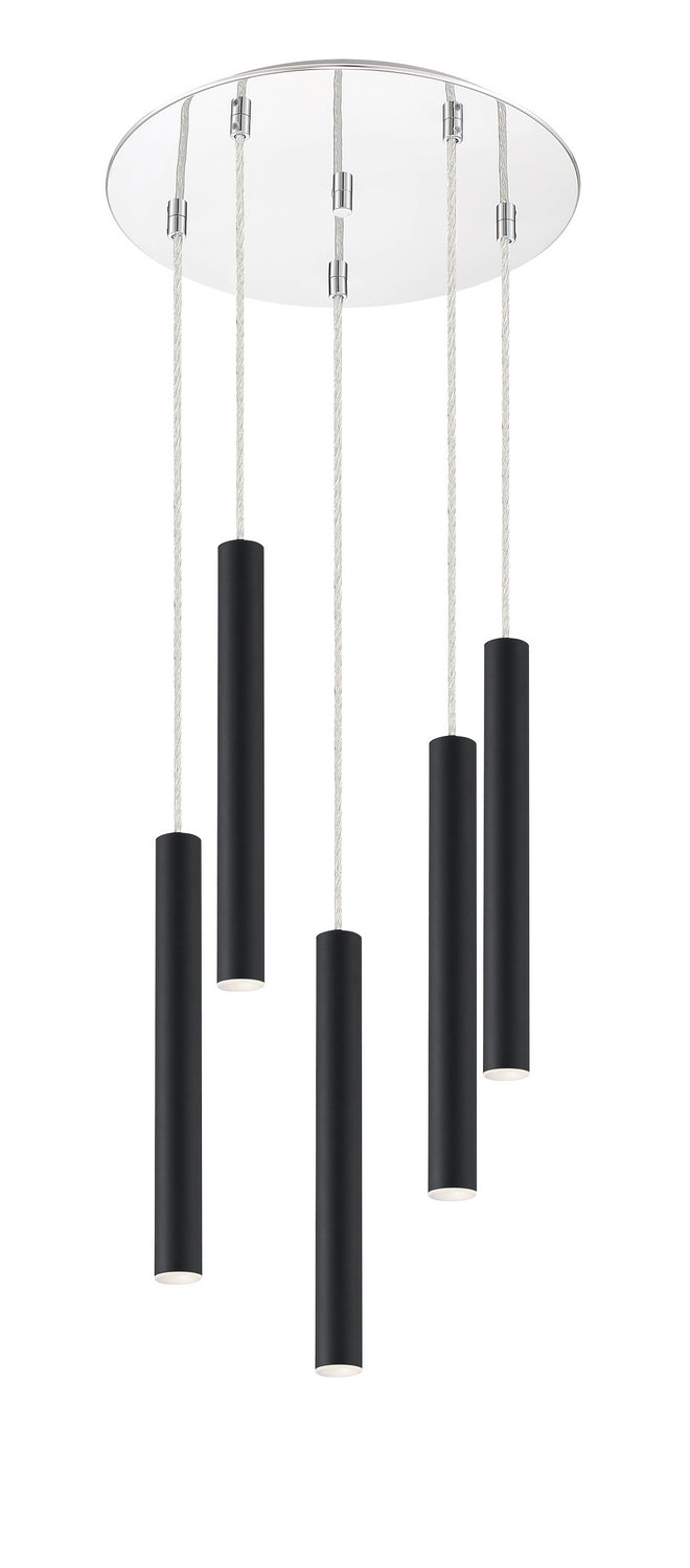 Z-Lite Canada - 917MP12-MB-LED-5RCH - LED Chandelier - Forest - Chrome