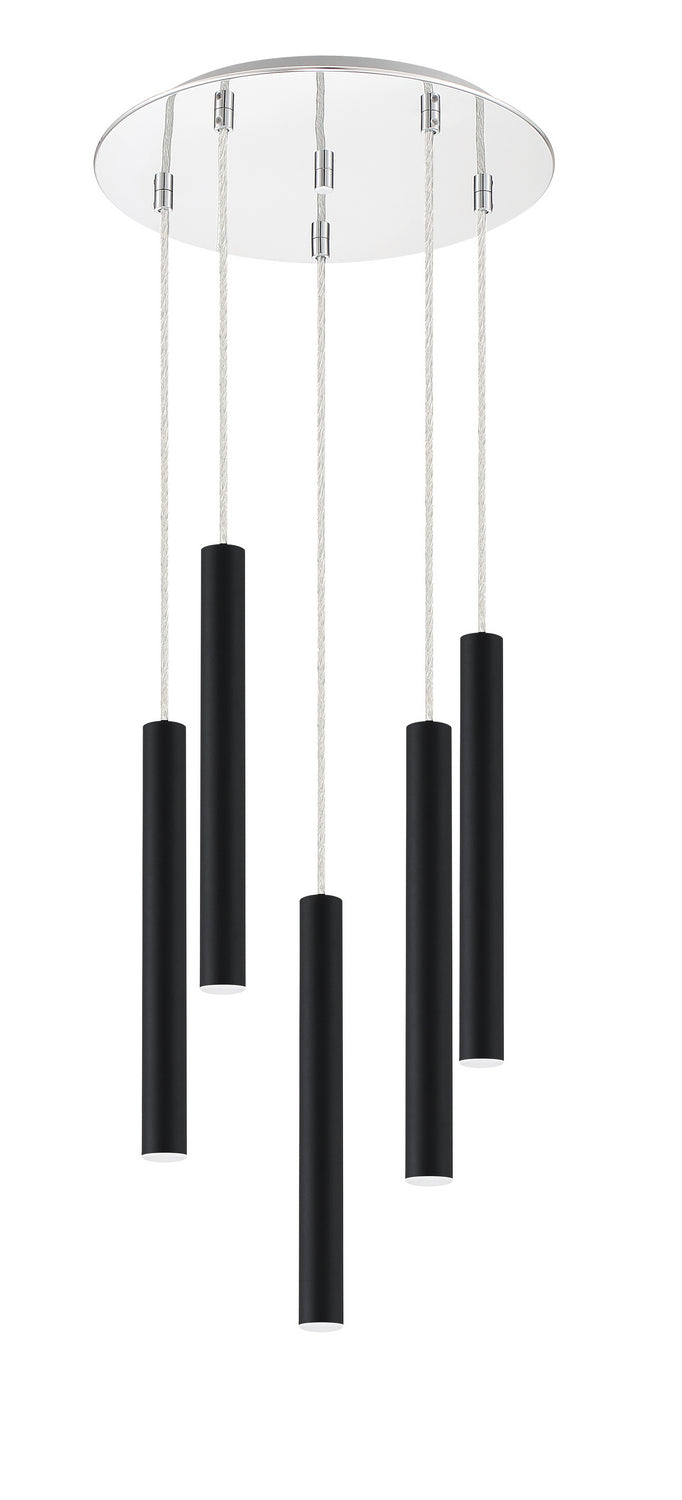 Z-Lite Canada - 917MP12-MB-LED-5RCH - LED Chandelier - Forest - Chrome