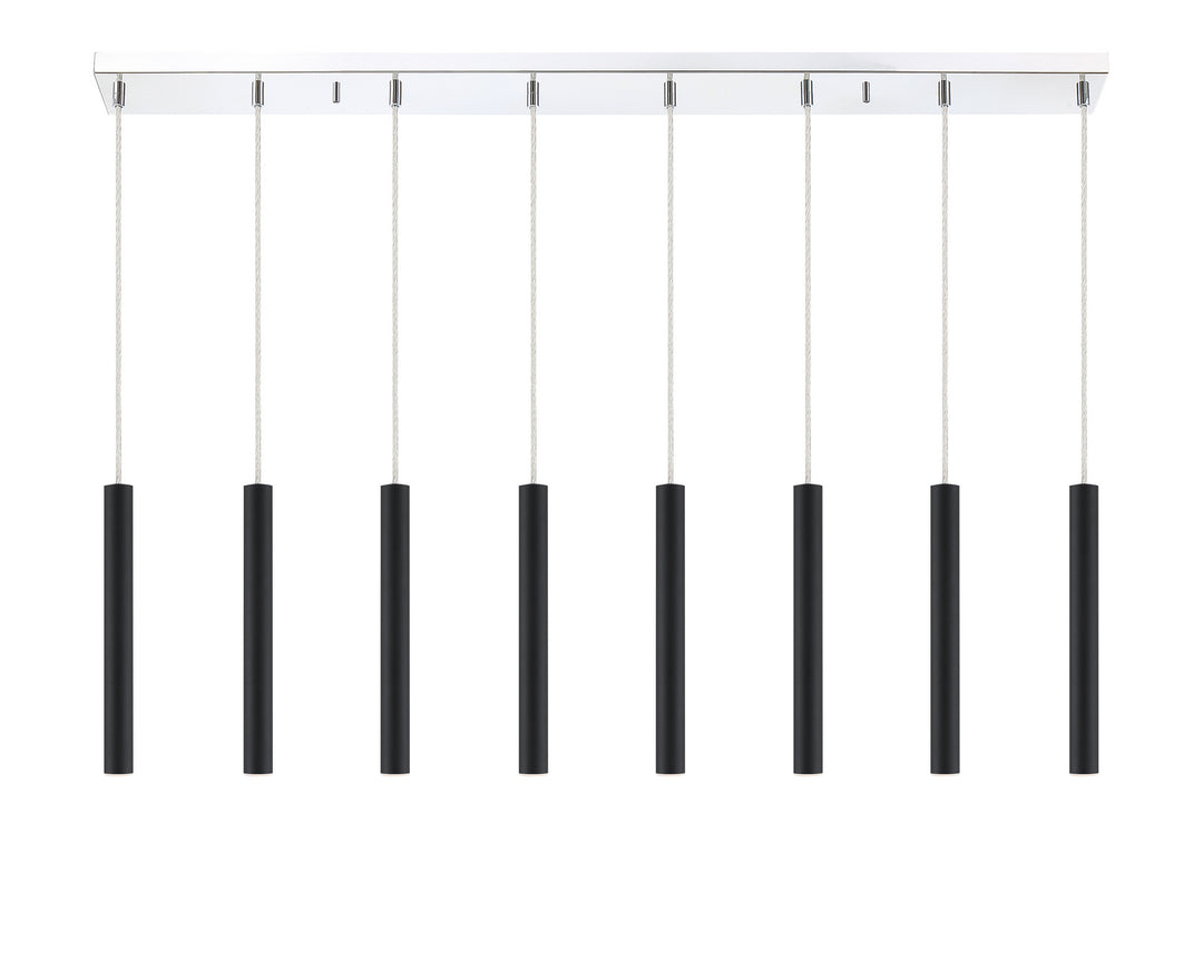 Z-Lite Canada - 917MP12-MB-LED-8LCH - LED Linear Chandelier - Forest - Chrome