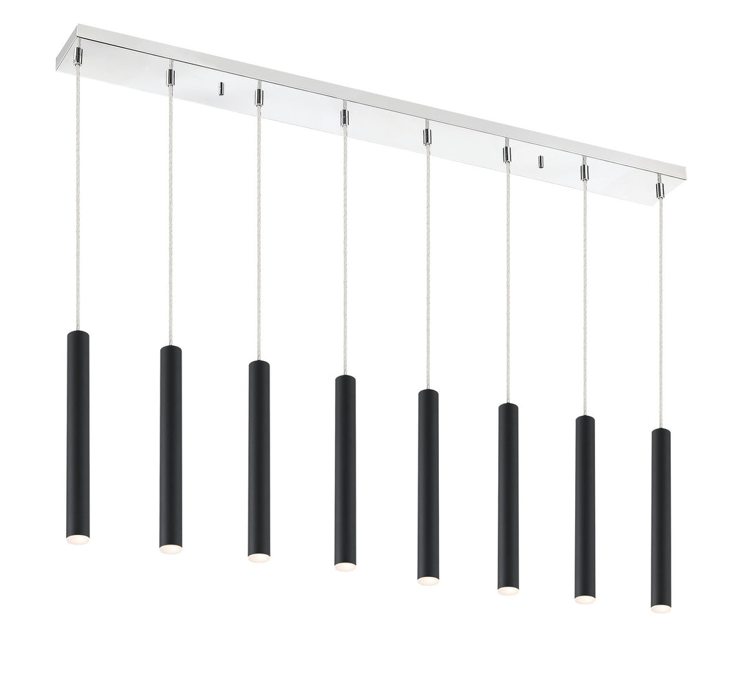 Forest LED Linear Chandelier in Chrome - available from The Lighting Shoppe, trusted by Canadian homeowners