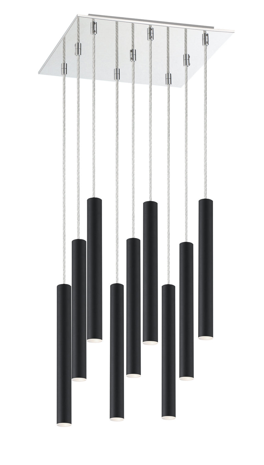 Z-Lite Canada - 917MP12-MB-LED-9SCH - LED Chandelier - Forest - Chrome