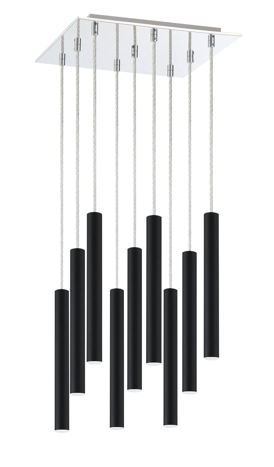 Z-Lite Canada - 917MP12-MB-LED-9SCH - LED Chandelier - Forest - Chrome