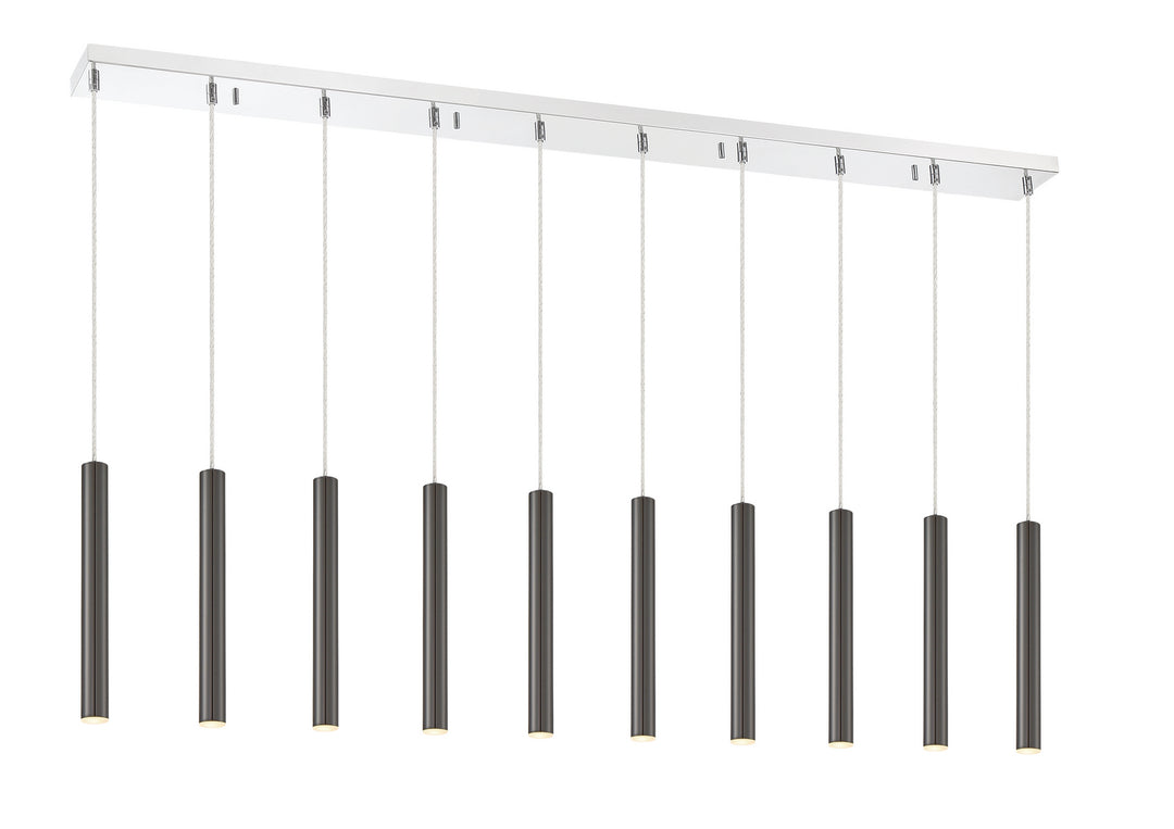 Z-Lite Canada - 917MP12PBL-LED-10LCH - LED Linear Chandelier - Forest - Chrome
