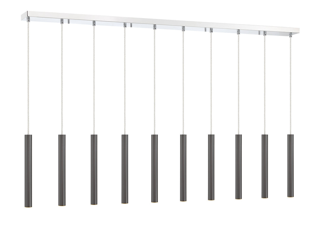 Z-Lite Canada - 917MP12PBL-LED-10LCH - LED Linear Chandelier - Forest - Chrome