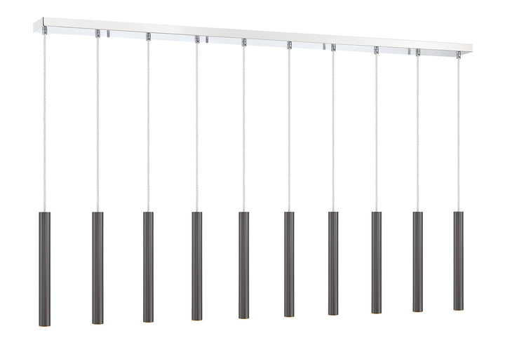 Z-Lite Canada - 917MP12PBL-LED-10LCH - LED Linear Chandelier - Forest - Chrome