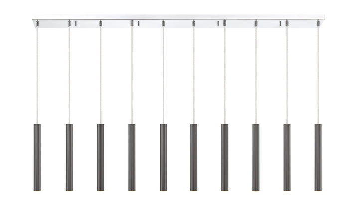 Z-Lite Canada - 917MP12PBL-LED-10LCH - LED Linear Chandelier - Forest - Chrome