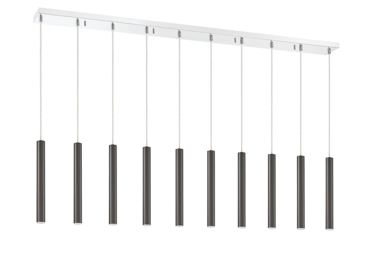 Z-Lite Canada - 917MP12PBL-LED-10LCH - LED Linear Chandelier - Forest - Chrome