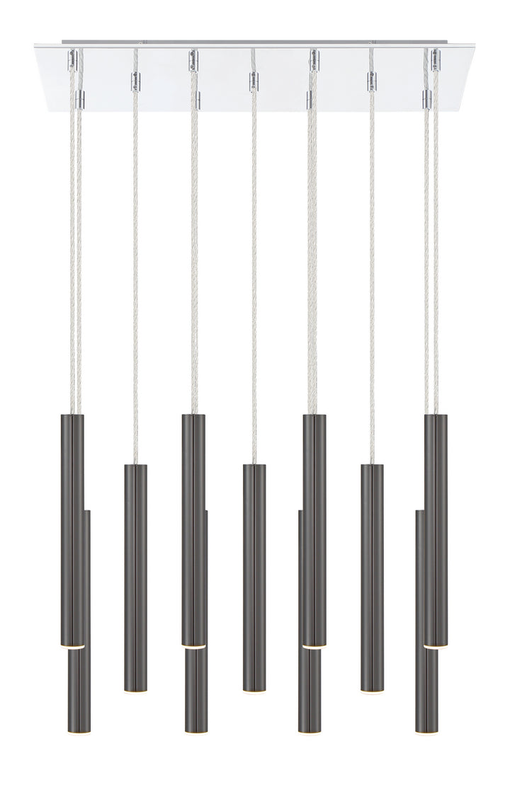 Z-Lite Canada - 917MP12PBL-LED-11LCH - LED Chandelier - Forest - Chrome
