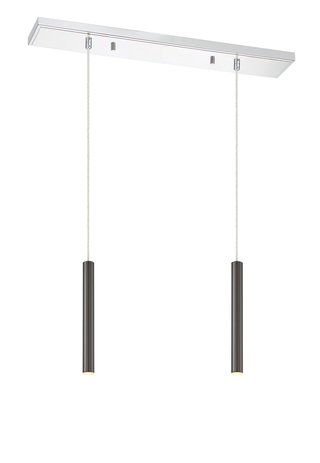Z-Lite Canada - 917MP12-PBL-LED-2LCH - LED Linear Chandelier - Forest - Chrome