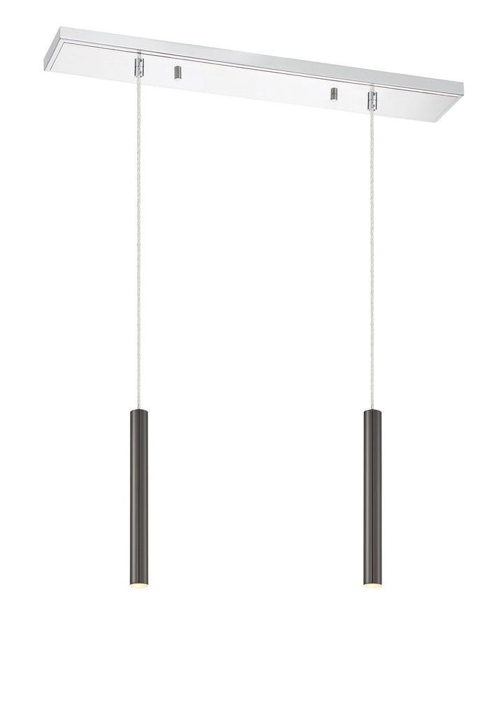 Z-Lite Canada - 917MP12-PBL-LED-2LCH - LED Linear Chandelier - Forest - Chrome