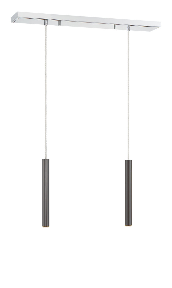 Z-Lite Canada - 917MP12-PBL-LED-2LCH - LED Linear Chandelier - Forest - Chrome