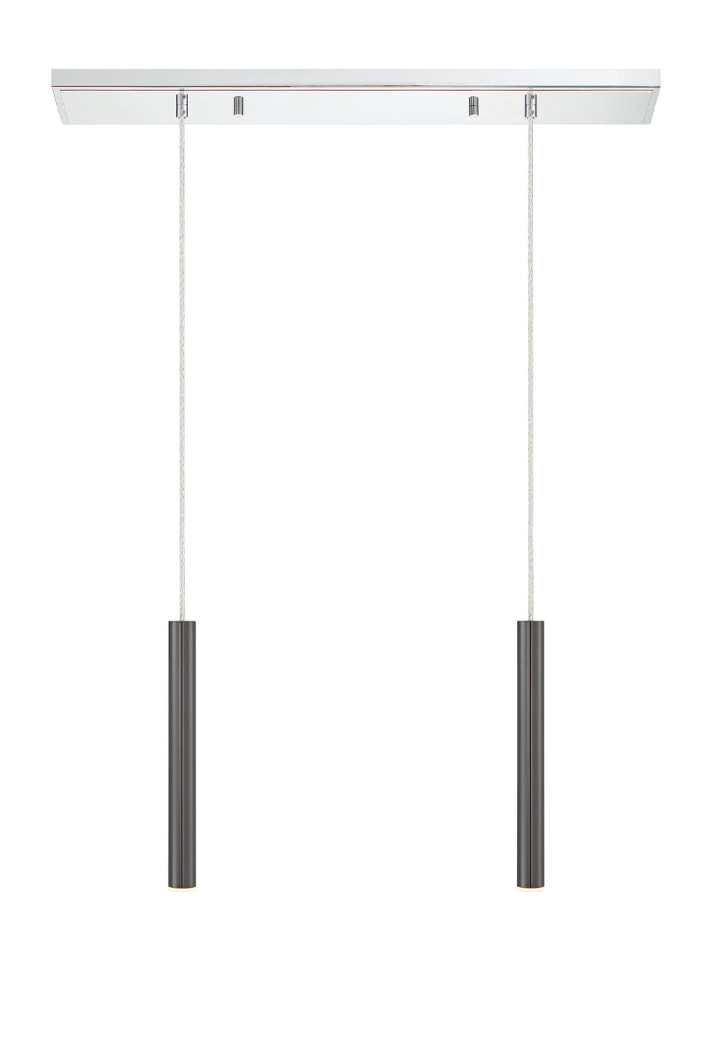 Z-Lite Canada - 917MP12-PBL-LED-2LCH - LED Linear Chandelier - Forest - Chrome