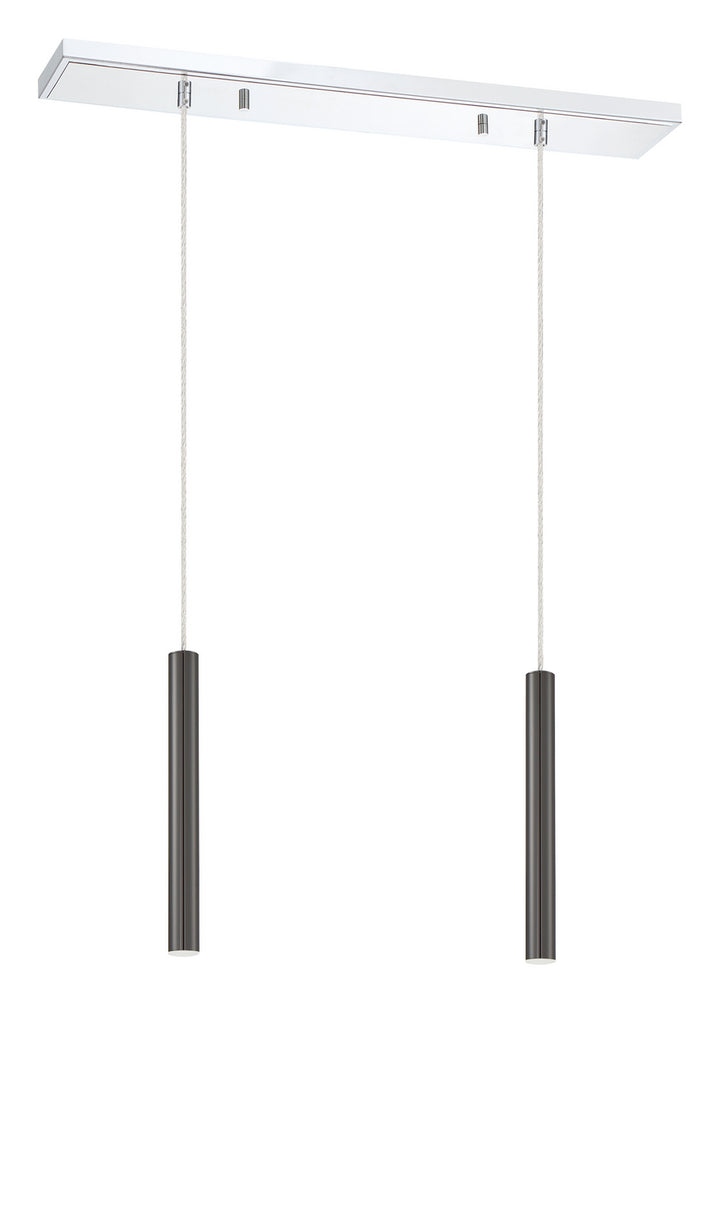 Z-Lite Canada - 917MP12-PBL-LED-2LCH - LED Linear Chandelier - Forest - Chrome