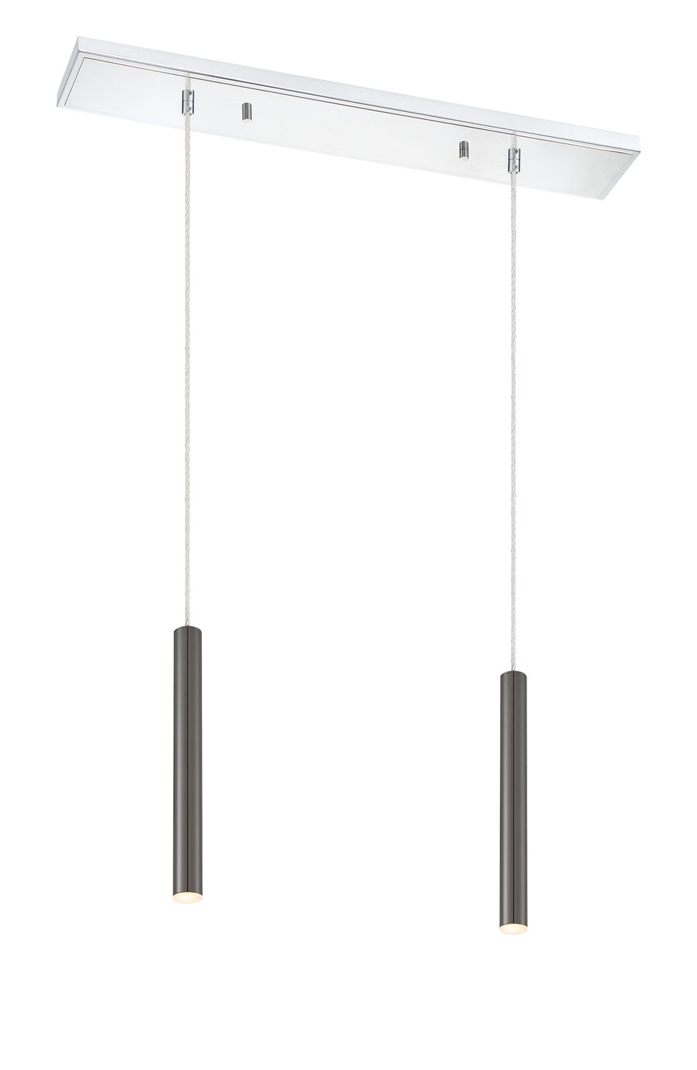 Forest LED Linear Chandelier in Chrome - available from The Lighting Shoppe, trusted by Canadian homeowners