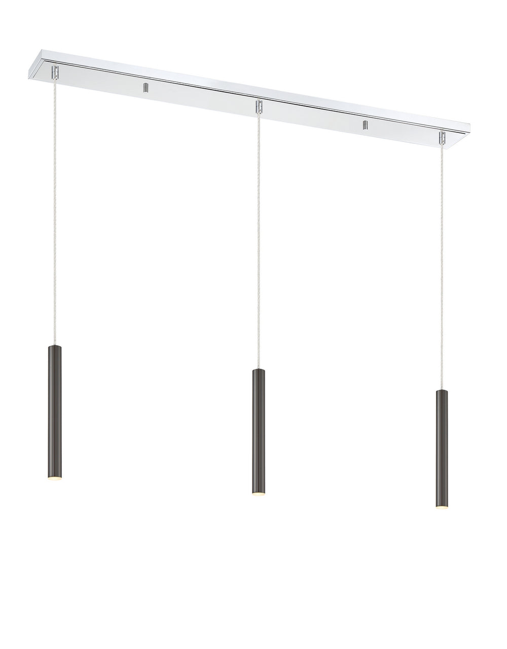 Z-Lite Canada - 917MP12-PBL-LED-3LCH - LED Linear Chandelier - Forest - Chrome