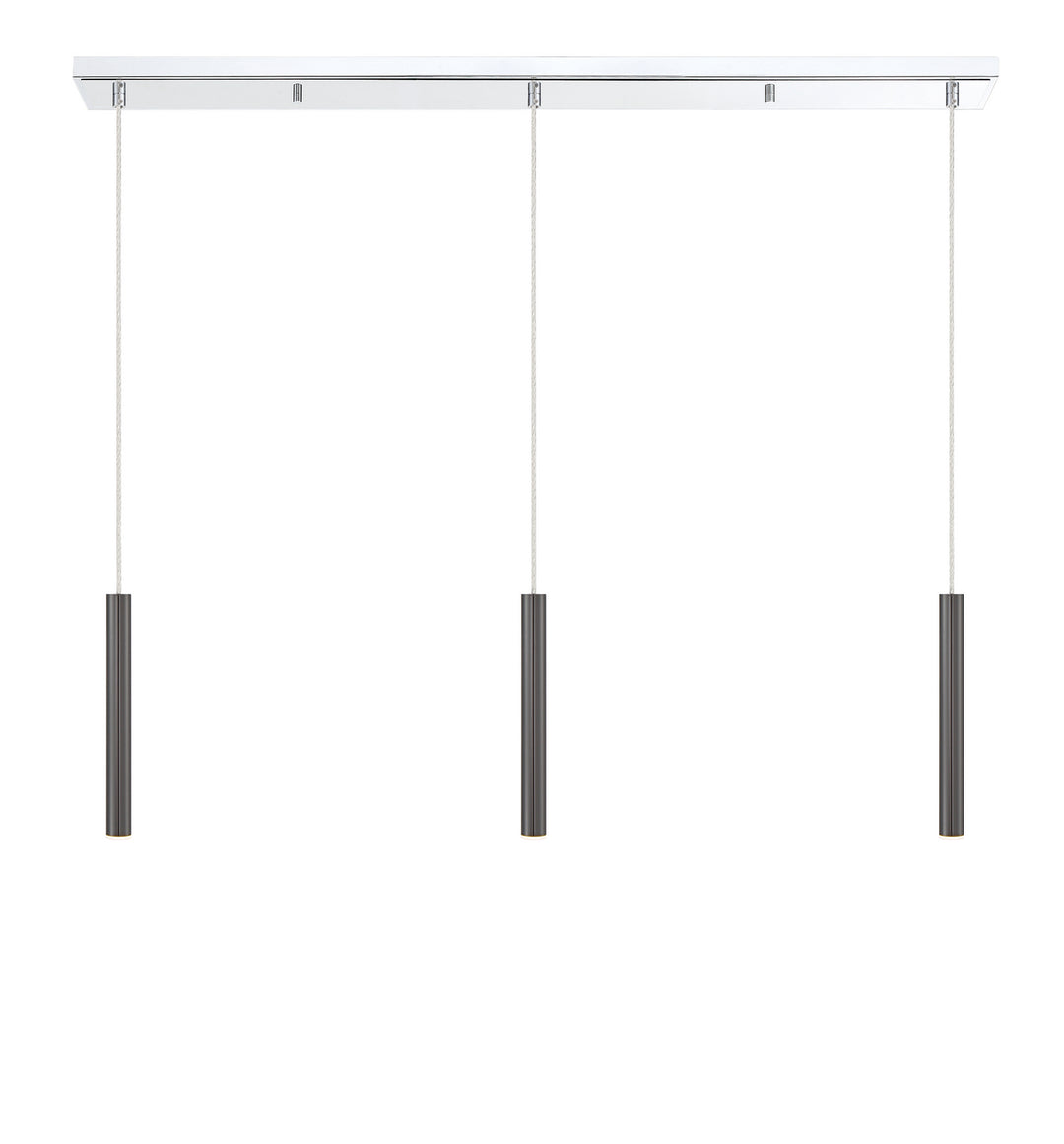 Z-Lite Canada - 917MP12-PBL-LED-3LCH - LED Linear Chandelier - Forest - Chrome