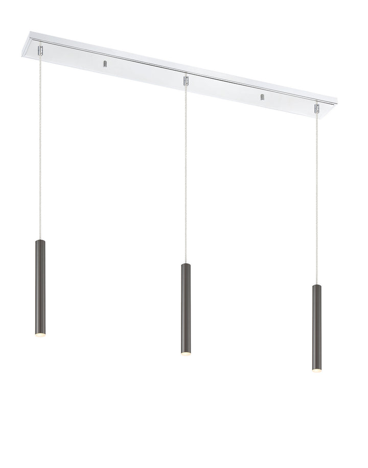 Z-Lite Canada - 917MP12-PBL-LED-3LCH - LED Linear Chandelier - Forest - Chrome