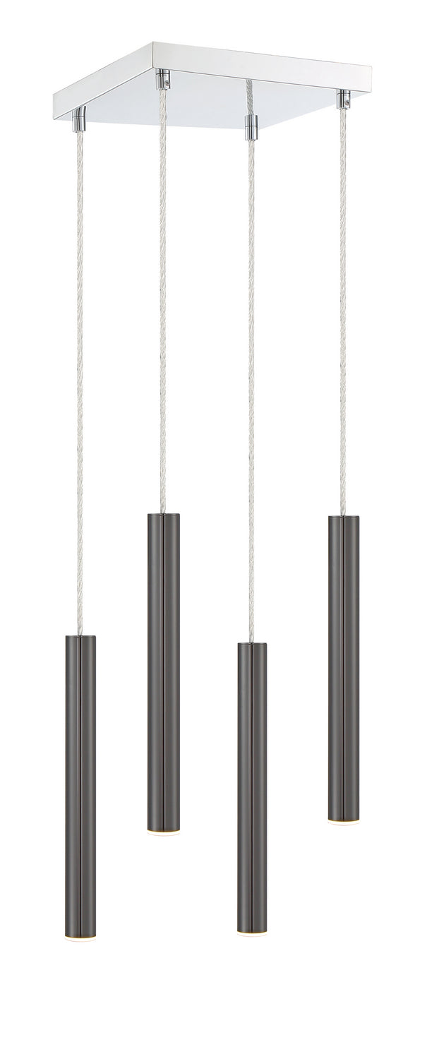 Z-Lite Canada - 917MP12-PBL-LED-4SCH - LED Chandelier - Forest - Chrome