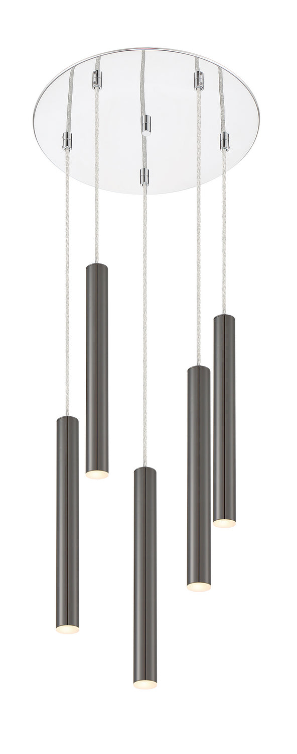 Z-Lite Canada - 917MP12-PBL-LED-5RCH - LED Chandelier - Forest - Chrome