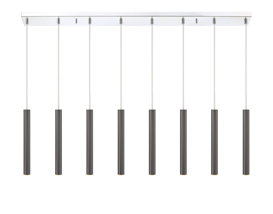 Z-Lite Canada - 917MP12-PBL-LED-8LCH - LED Linear Chandelier - Forest - Chrome