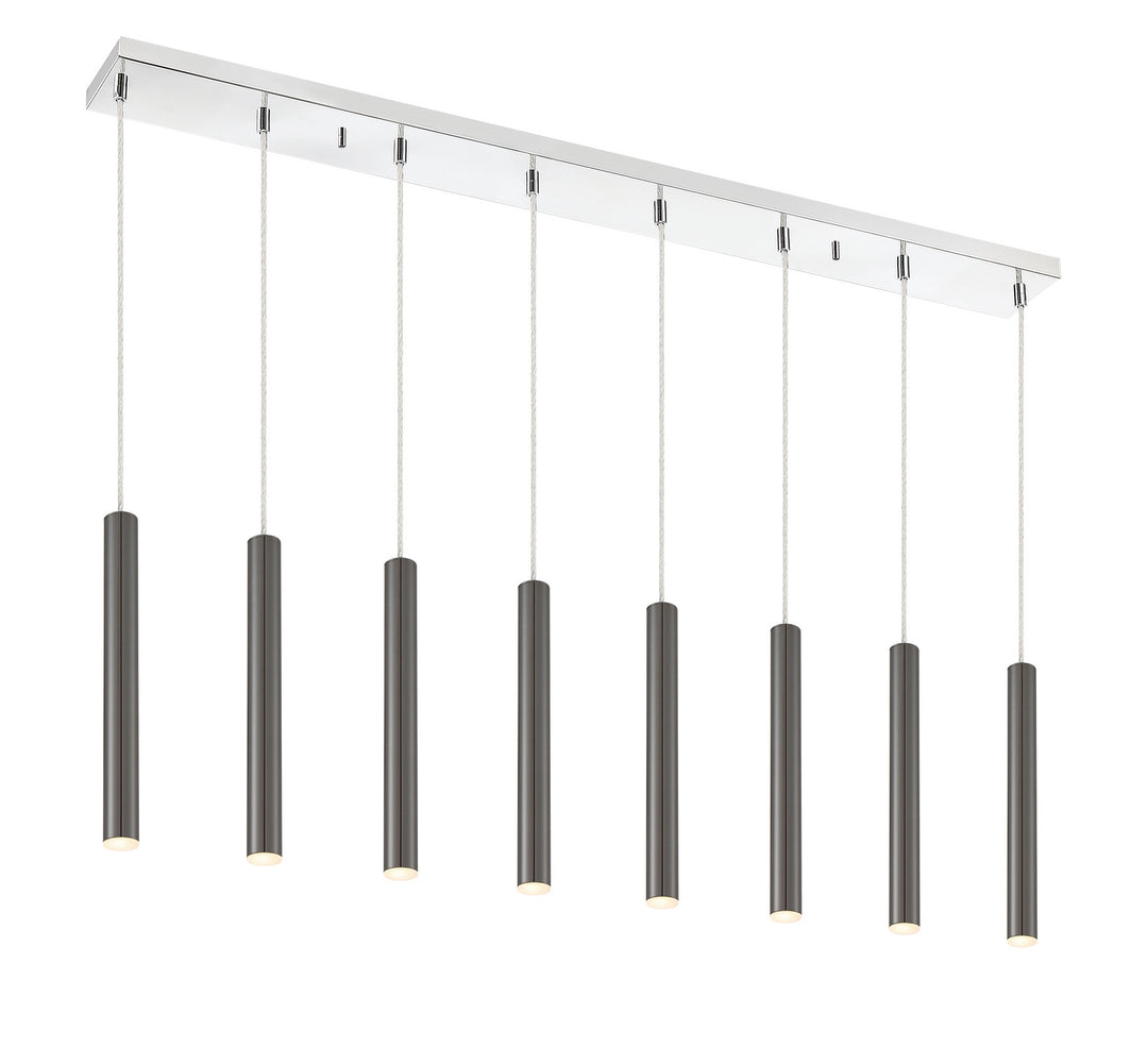 Forest LED Linear Chandelier in Chrome - available from The Lighting Shoppe, trusted by Canadian homeowners