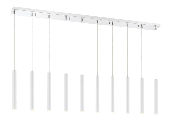 Z-Lite Canada - 917MP12-WH-LED-10LCH - LED Linear Chandelier - Forest - Chrome