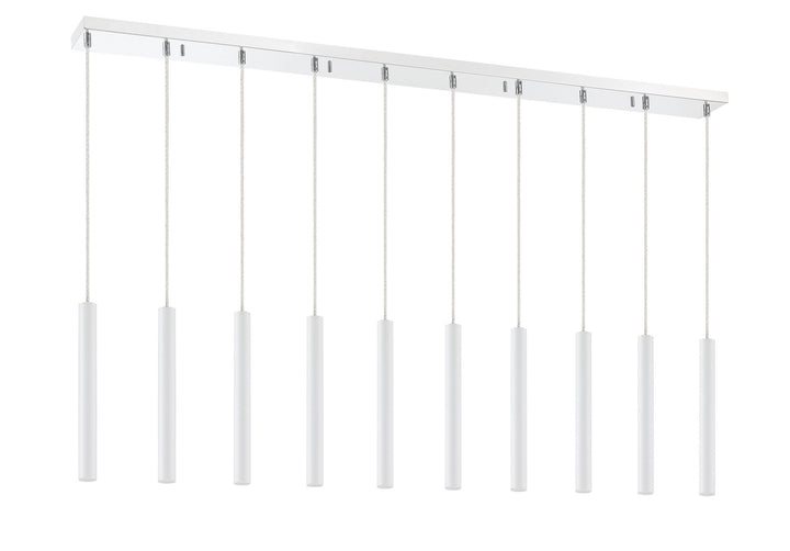Z-Lite Canada - 917MP12-WH-LED-10LCH - LED Linear Chandelier - Forest - Chrome