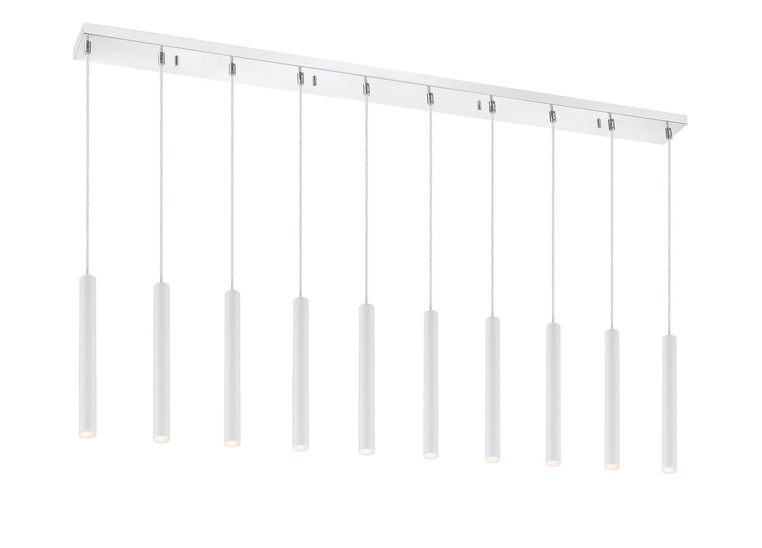 Forest LED Linear Chandelier in Chrome - available from The Lighting Shoppe, trusted by Canadian homeowners