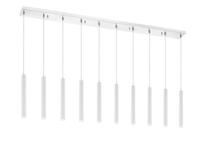 Z-Lite Canada - 917MP12-WH-LED-10LCH - LED Linear Chandelier - Forest - Chrome