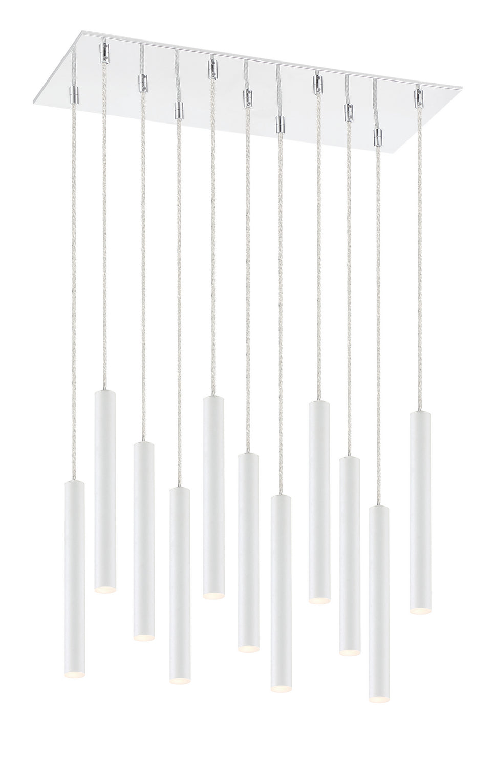 Z-Lite Canada - 917MP12-WH-LED-11LCH - LED Chandelier - Forest - Chrome