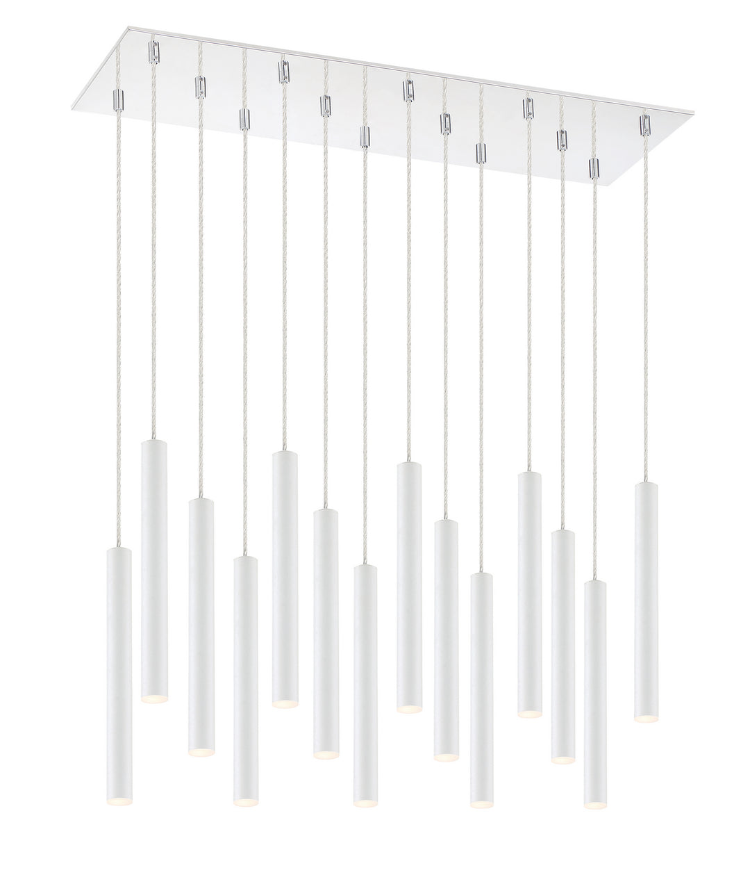 Z-Lite Canada - 917MP12-WH-LED-14LCH - LED Chandelier - Forest - Chrome