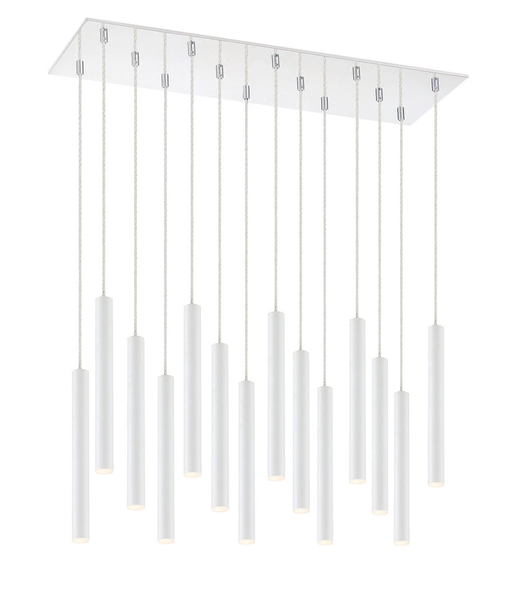 Z-Lite Canada - 917MP12-WH-LED-14LCH - LED Chandelier - Forest - Chrome