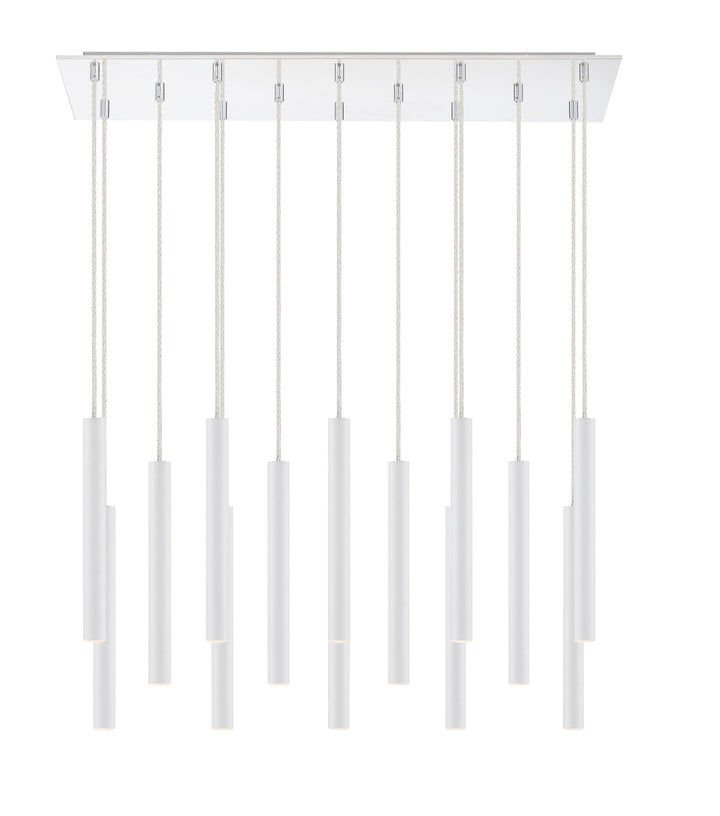 Z-Lite Canada - 917MP12-WH-LED-14LCH - LED Chandelier - Forest - Chrome