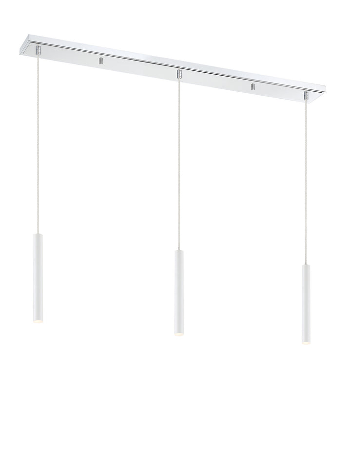 Z-Lite Canada - 917MP12-WH-LED-3LCH - LED Linear Chandelier - Forest - Chrome