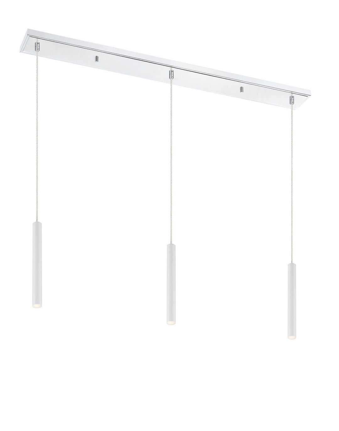 Forest LED Linear Chandelier in Chrome - available from The Lighting Shoppe, trusted by Canadian homeowners