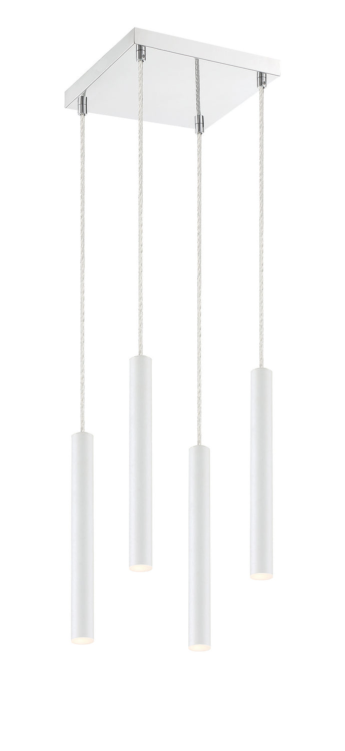 Z-Lite Canada - 917MP12-WH-LED-4SCH - LED Chandelier - Forest - Chrome