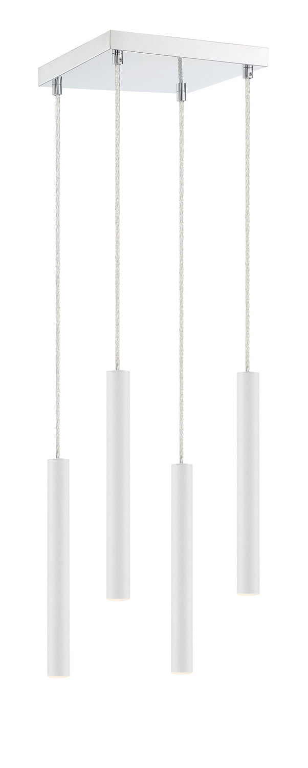 Z-Lite Canada - 917MP12-WH-LED-4SCH - LED Chandelier - Forest - Chrome