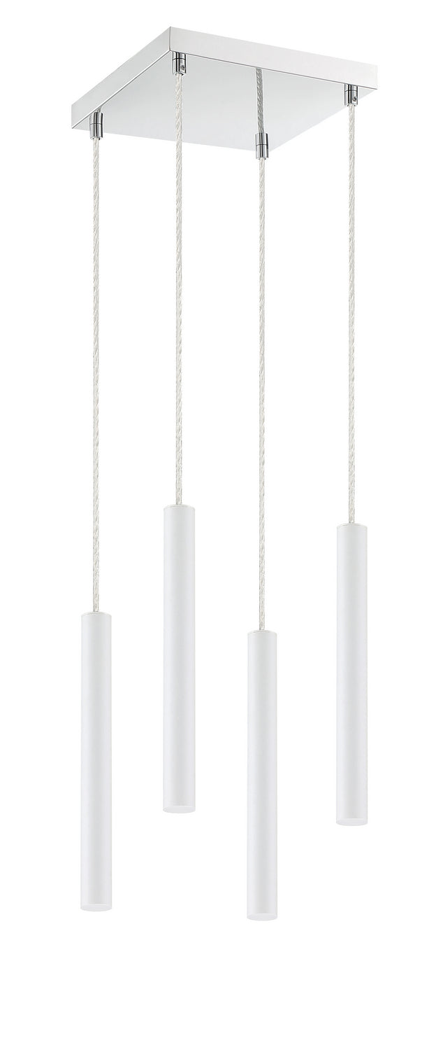 Z-Lite Canada - 917MP12-WH-LED-4SCH - LED Chandelier - Forest - Chrome