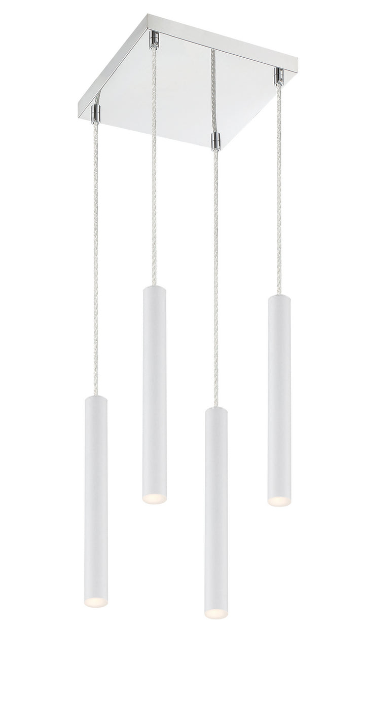 Z-Lite Canada - 917MP12-WH-LED-4SCH - LED Chandelier - Forest - Chrome