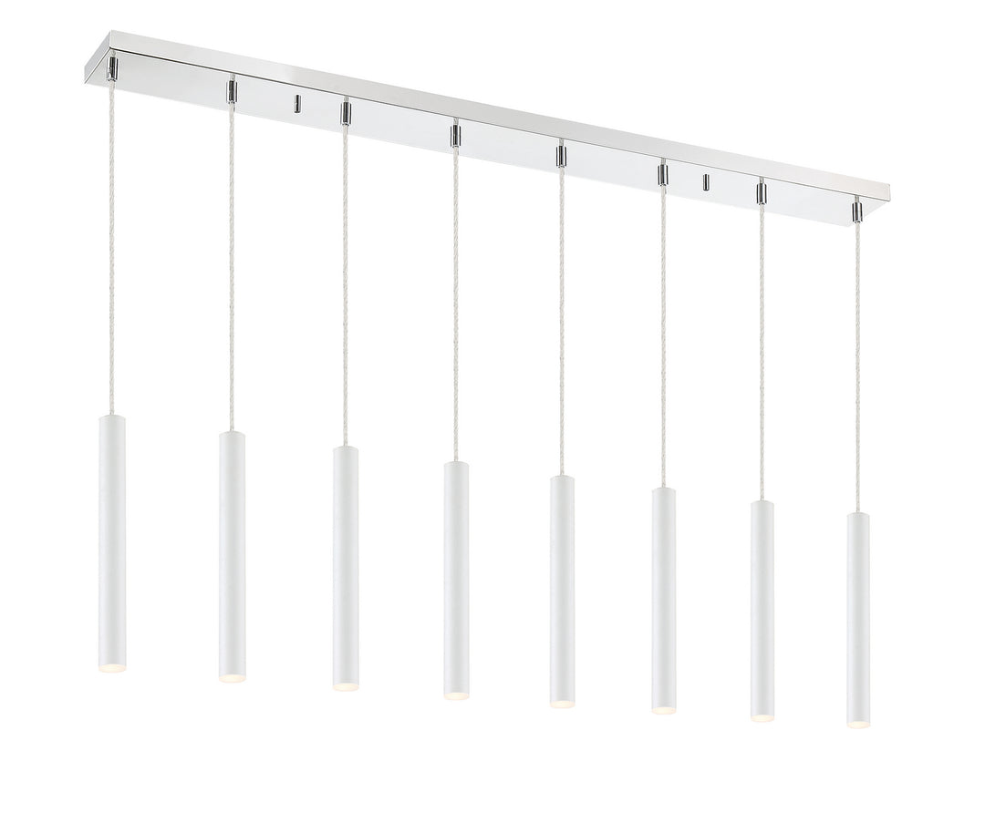 Z-Lite Canada - 917MP12-WH-LED-8LCH - LED Linear Chandelier - Forest - Chrome