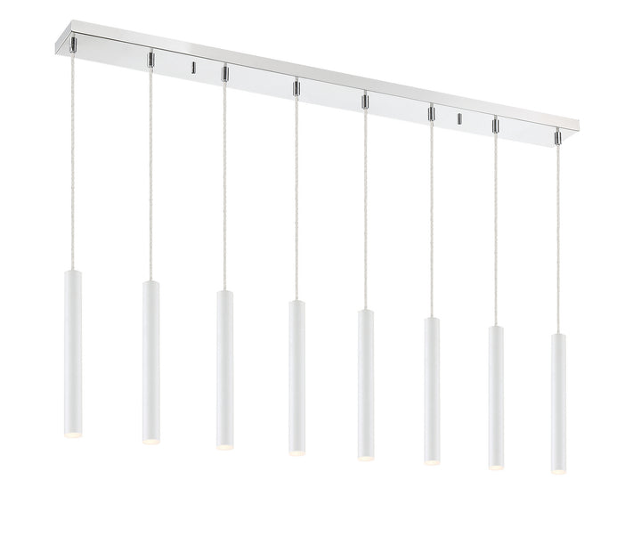 Z-Lite Canada - 917MP12-WH-LED-8LCH - LED Linear Chandelier - Forest - Chrome
