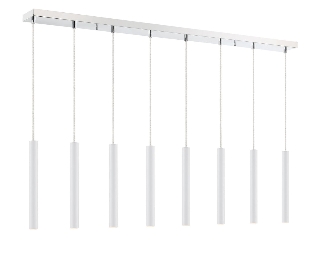 Z-Lite Canada - 917MP12-WH-LED-8LCH - LED Linear Chandelier - Forest - Chrome