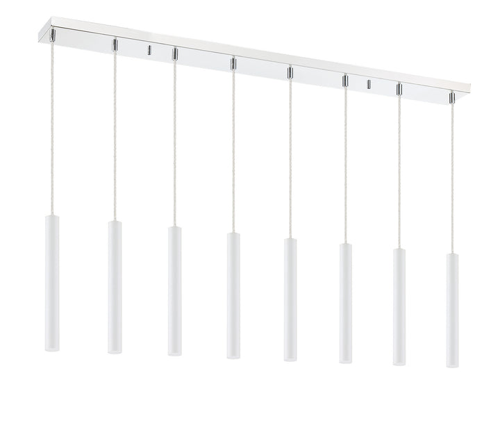 Z-Lite Canada - 917MP12-WH-LED-8LCH - LED Linear Chandelier - Forest - Chrome